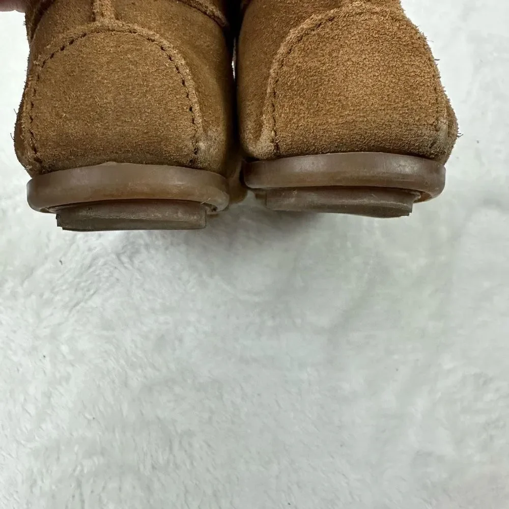 Minnetonka brown suede